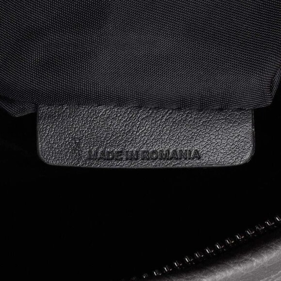 Burberry Grey Leather Embossed Abbeydale Backpack Bag - Picture 6 of 12